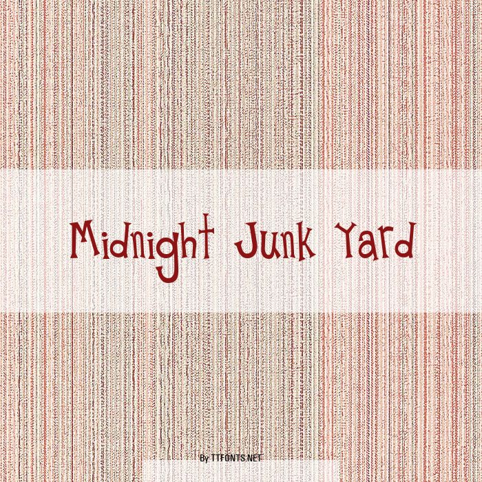 Midnight Junk Yard example